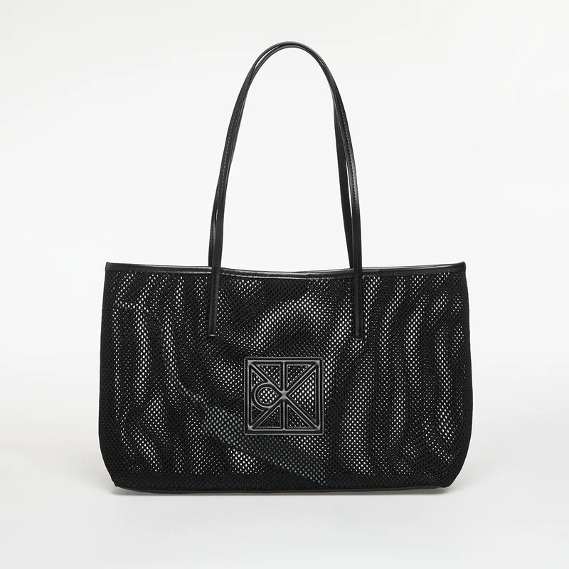 Calvin Klein Emblem Mesh Tote Black Universal