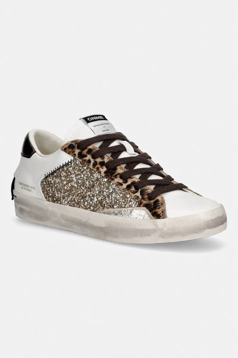 Crime London DISTRESSED sneakers δερμάτινα