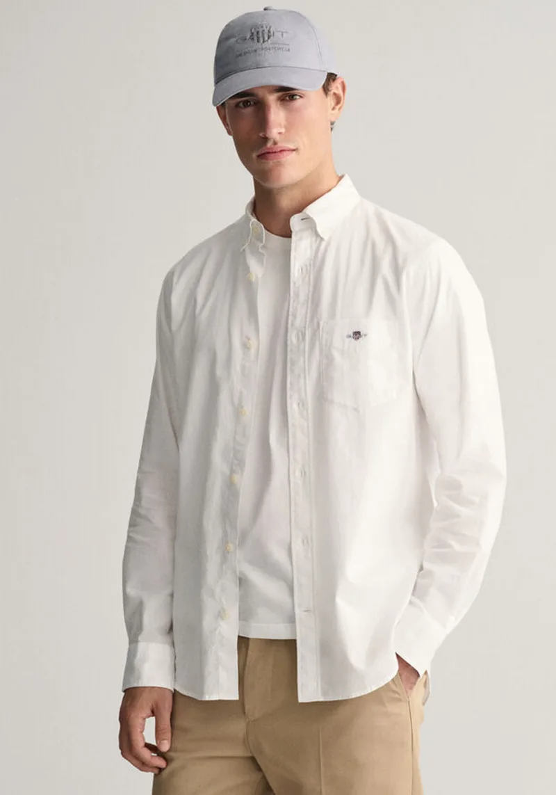 GANT Πουκάμισο της σειράς Linen - 3240100 110 White