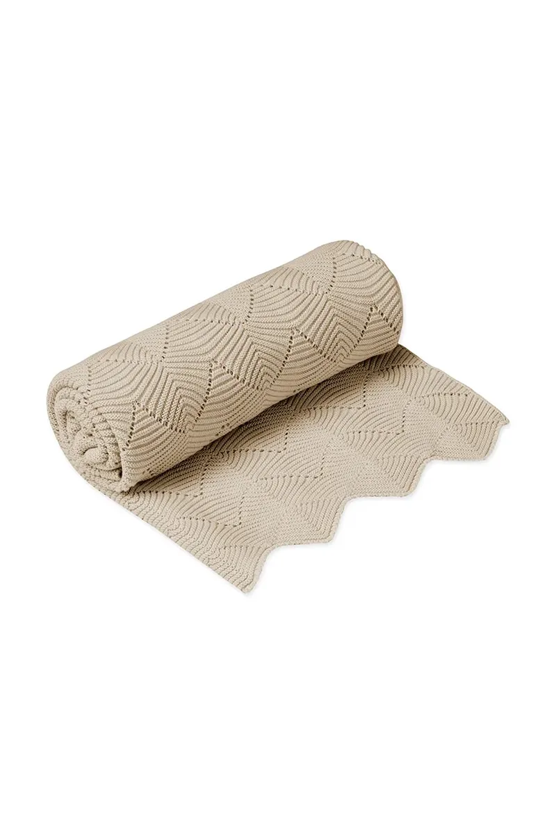Cam Cam Copenhagen κουβέρτα βρεφική βαμβακερή Almond