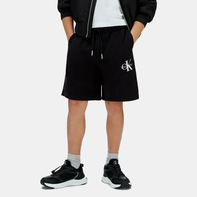 Calvin Klein Mono Logo Relaxed Παιδική Τζιν Βερμούδα (9000271207_93499)