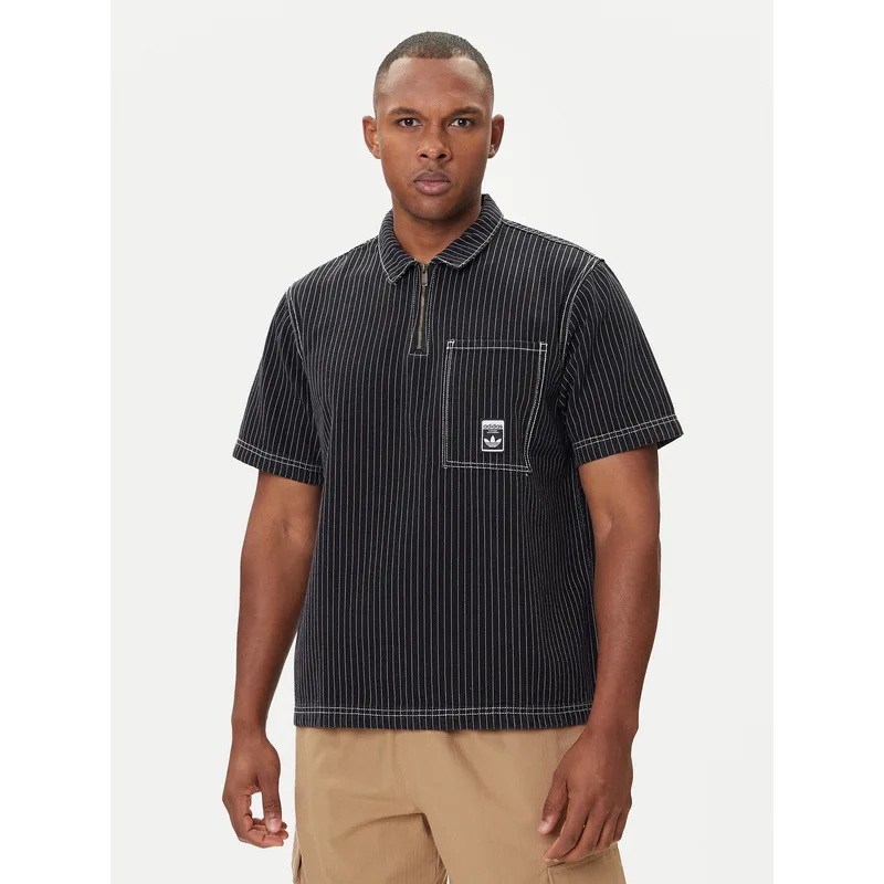adidas Polo Wabash JW0171 Μαύρο Loose Fit