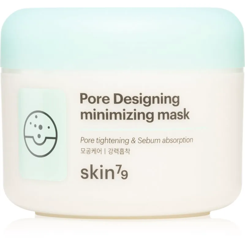 Skin79 Pore Designing μεταλλική μάσκα καθαρισμού από άργιλο για σύσφιξη πόρων 100 ml