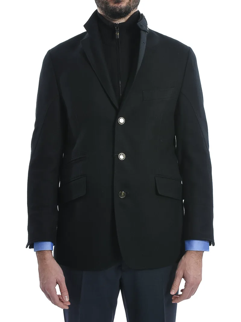 CORNELIANI ΣΑΚΑΚΙ ΔΙΚΟΥΜΠΟ ΨΙΛΟΡΙΓΟ ΑΠΟΣΠΩΜΕΝΟΣ ΘΩΡΑΚΑΣ ΜΑΥΡΟ