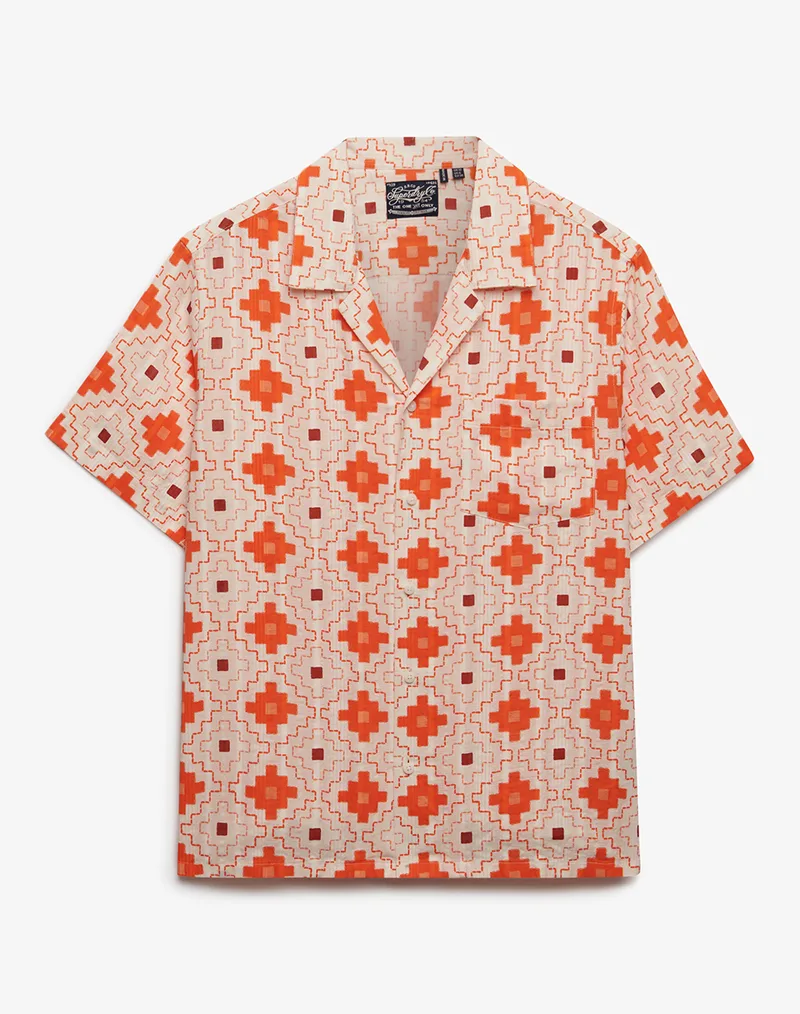 SUPERDRY D4 OVIN BEACH PRINTED S/S SHIRT ΠΟΥΚΑΜΙΣΟ ΓΥΝΑΙΚΕΙΟ W4010586A-K8J Multi