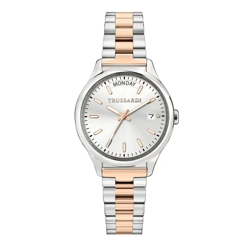 TRUSSARDI City Life Two Tone Stainless Steel Bracelet R2453170501