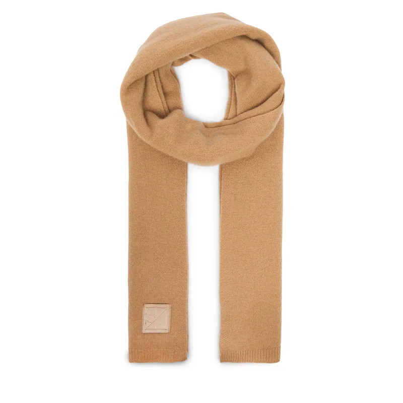 Κασκόλ Calvin Klein Emblem LV04D8014G Μπεζ
