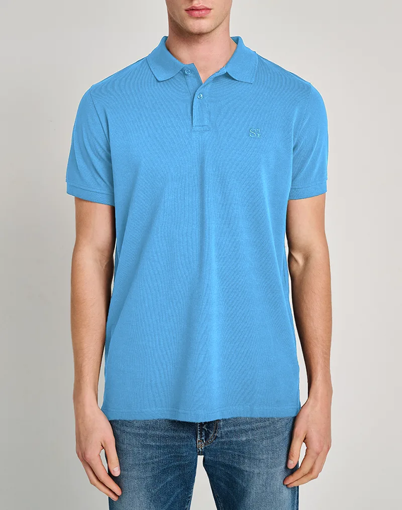 STAFF Thomas Man Polo 100%Co 64-401.055-Ν0027 LightBlue