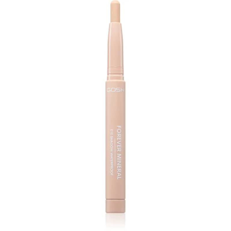 GOSH COPENHAGEN Forever Mineral Matte μακράς διαρκείας σκιές ματιών σε μολύβι απόχρωση 011 Matt White 1.4 γρ