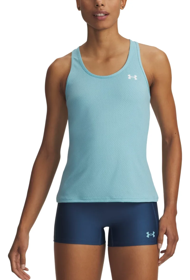 Μπλούζα Αμάνικη Under Armour Tech Mesh Racer Tank 6009989-425 Γυναικείο