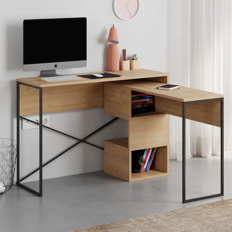 Γραφείο Μελέτης Badau - Sapphire Oak 855Dte3865 (110x77x102,5 cm)