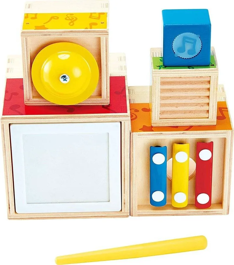 ΔΙΑΔΡΑΣΤΙΚΗ ΠΥΡΑΜΙΔΑ/ΔΗΜΙΟΥΡΓΟΣ ΗΧΩΝ HAPE EARLY MELODIES STACKING MUSIC SET