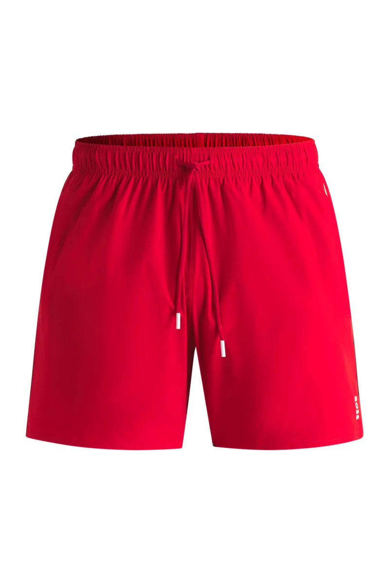 BOSS BEACHWEAR ΜΑΓΙΩ ICONIC ΚΟΚΚΙΝΟ
