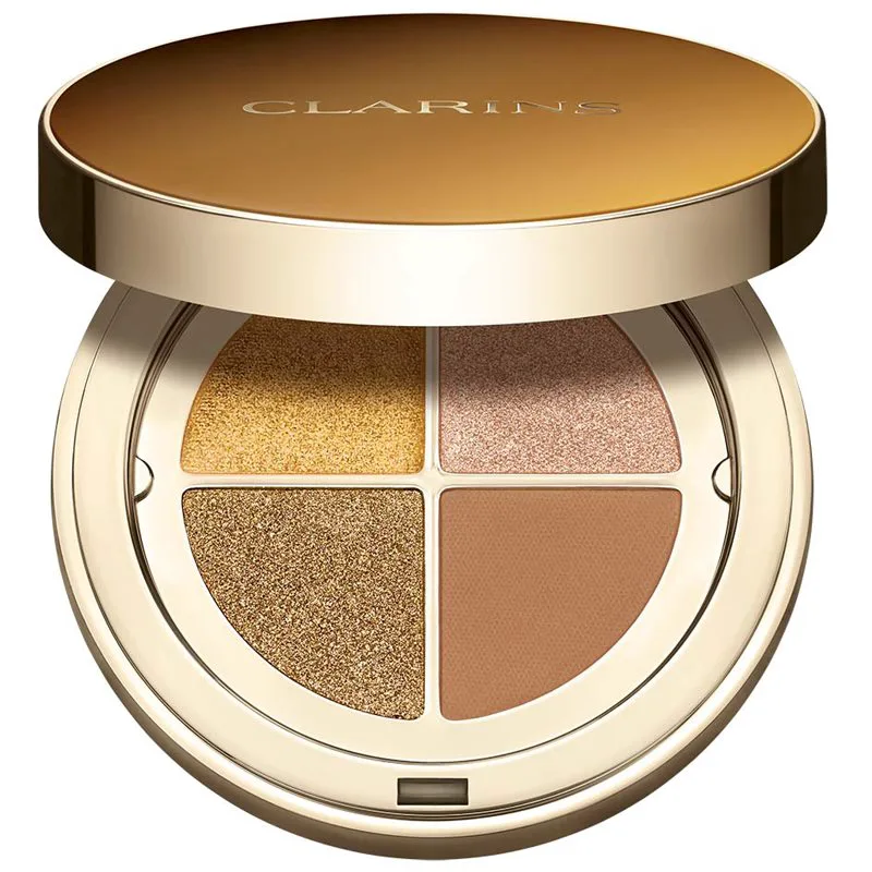 Clarins Ombre 4 Colour Eye Palette Παλέτα σκιών για τα μάτια για μακρόχρονη επίδραση απόχρωση 07 Bronze Gradation 4.2 γρ