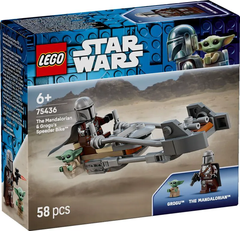 LEGO® Star Wars The Mandalorian & Grogu's Speeder Bike (75436)