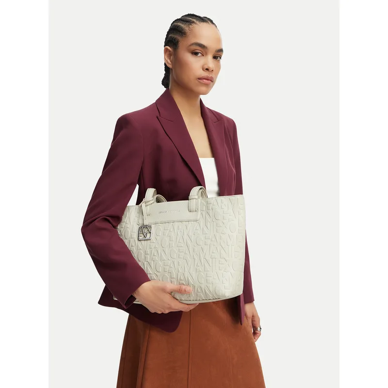 Τσάντα Armani Exchange XW001481 AF15774 U6275 Μπεζ