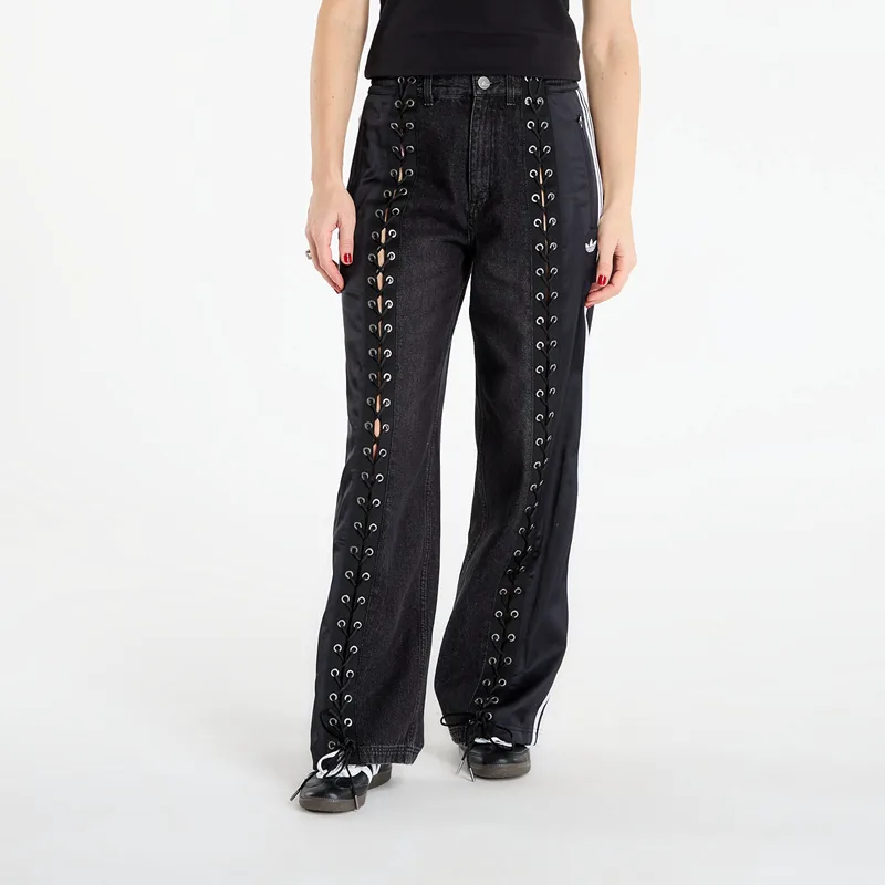 Φόρμα adidas Denim Fb Lacing Tracksuit Bottoms Black M