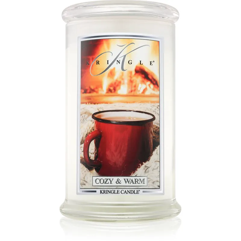 Kringle Candle Cozy & Warm αρωματικό κερί 624 γρ