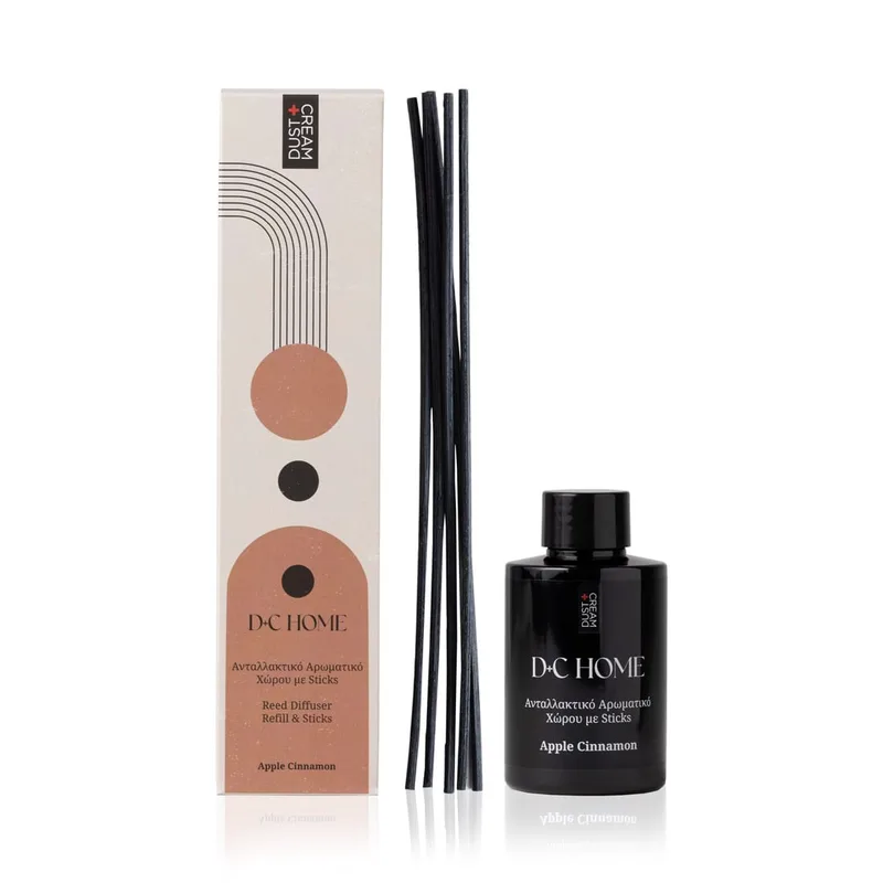 ΑΡΩΜΑΤΙΚΟ ΧΩΡΟΥ & STICKS D+C HOME ΑΝΤΑΛΛΑΚΤΙΚΟ APPLE CINNAMON 100ML