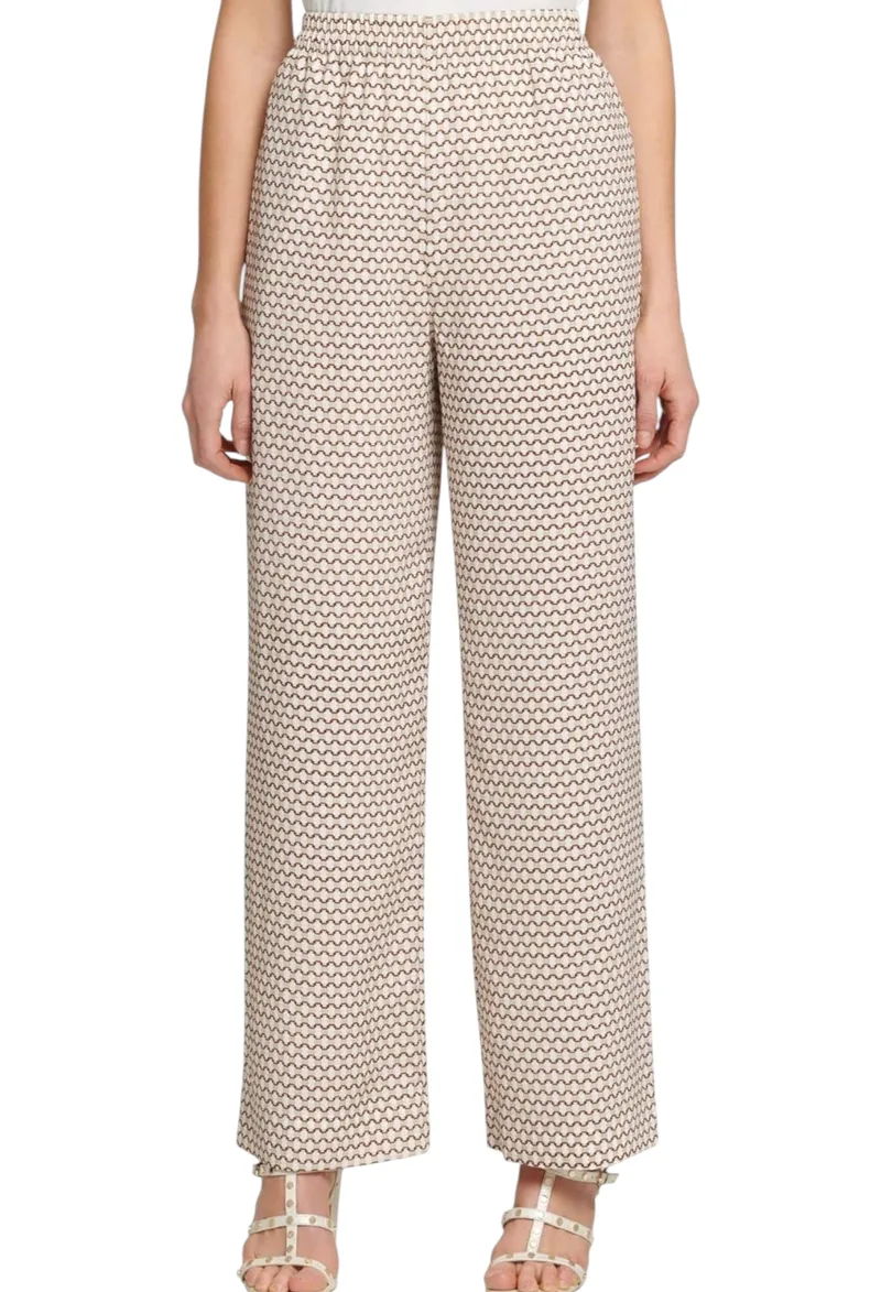 Παντελόνι Υφασμάτινο DKNY Loose Εφαρμογή P0EK7FXQ-XRS Γυναικείο