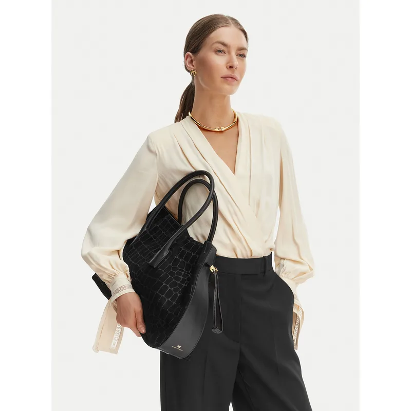 Τσάντα Elisabetta Franchi BS-19H-61E2-V890 Μαύρο