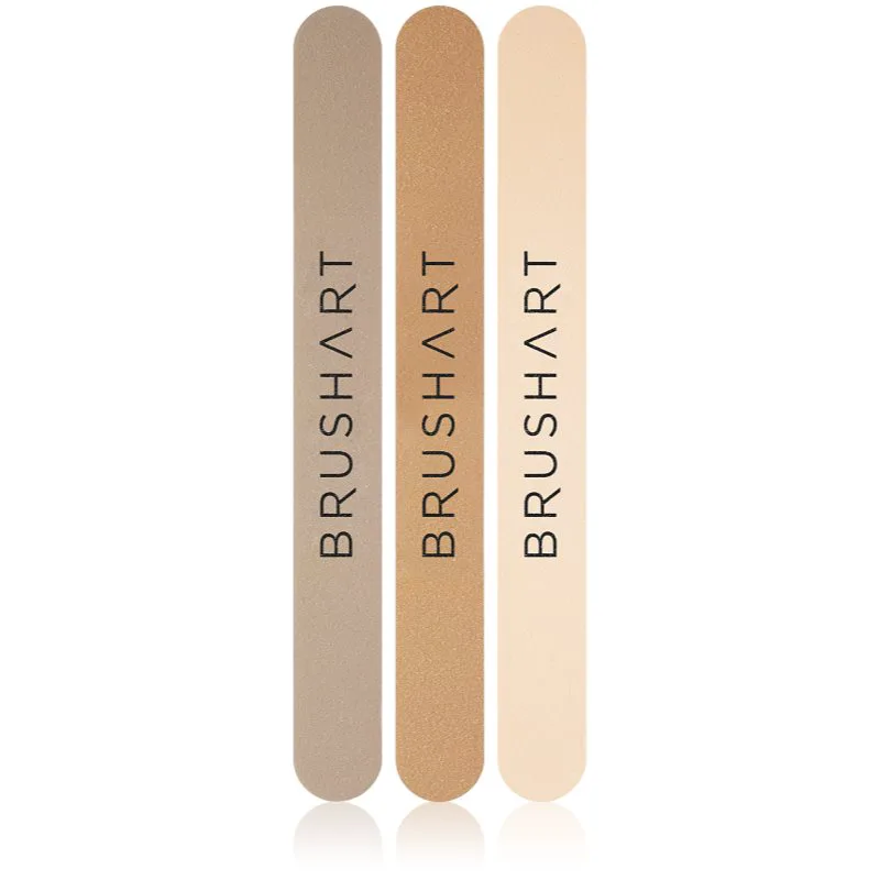BrushArt Accessories Nail file set σετ με λίμες απόχρωση Μπεζ 3 τμχ