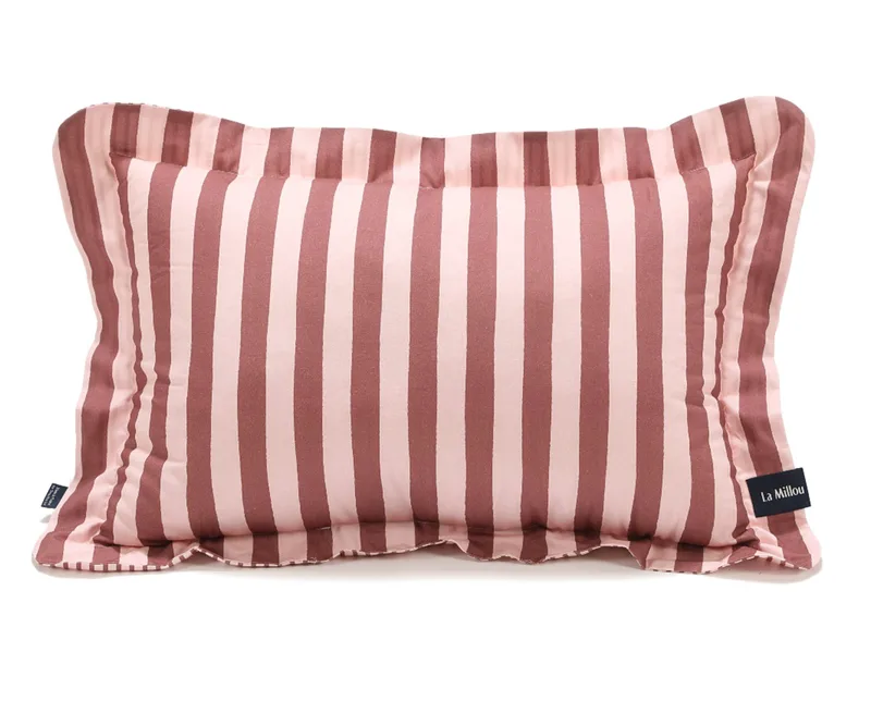 Μεγάλο Παιδικό Μαξιλάρι Stripes Ροζ