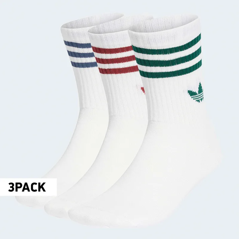 adidas Originals 3 Stripes Crew 3-Pack Unisex Κάλτσες (9000262192_82871)