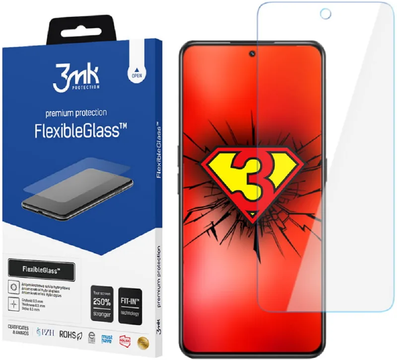 3MK Premium Flexible Glass - Αντιχαρακτικό Υβριδικό Προστατευτικό Γυαλί Οθόνης - Realme GT Neo 3 - 0.3mm (5903108469906)