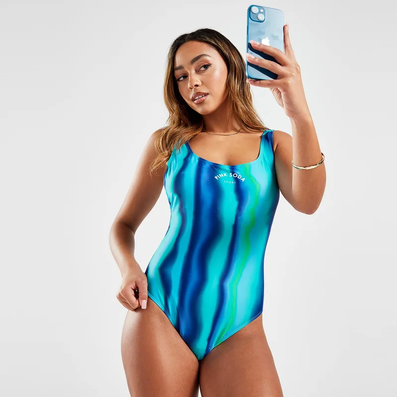 Ροζ Soda Sport Havana Swirl Γυναικείο Ολόσωμο Μαγιό (9000143292_5595)