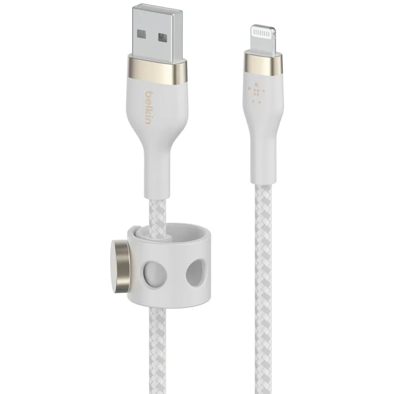 Belkin Flex Lightning/USB-A 2m mfi cert., white CAA010bt2MWH