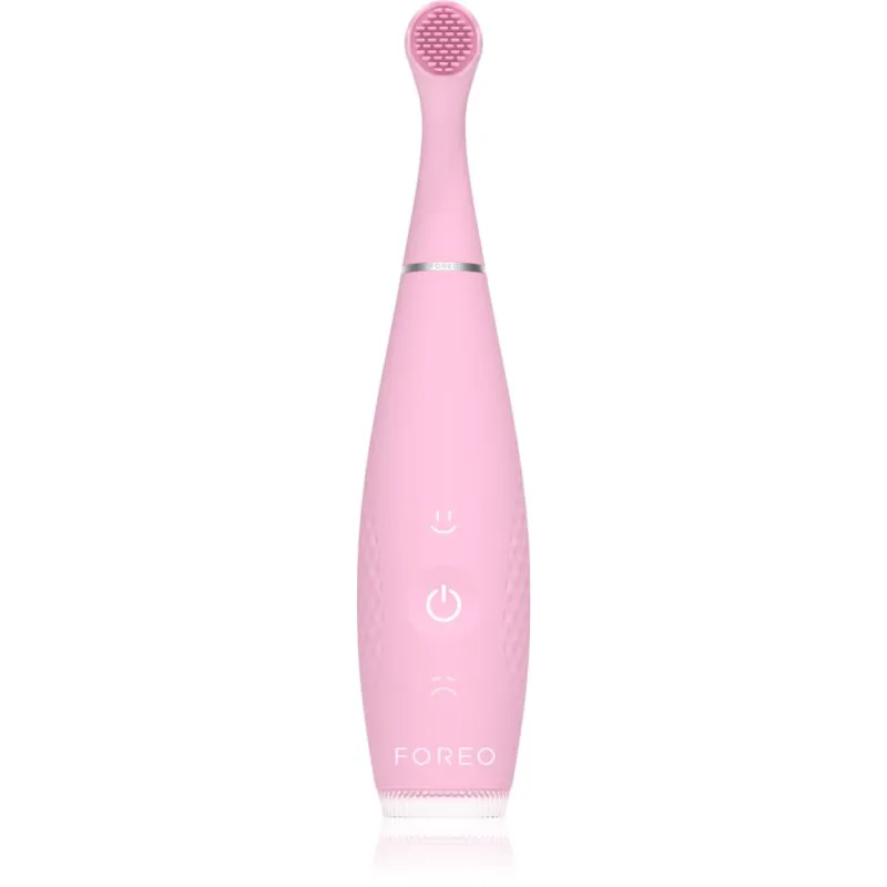 FOREO ISSA™ 4 Baby ηλεκτρική οδοντόβουρτσα για παιδιά από τη γέννηση έως 3 ετών Pearl Ροζ 1 τμχ