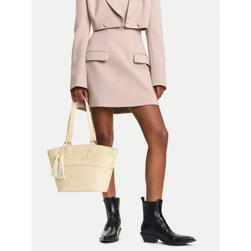 Τσάντα LOVE MOSCHINO JC4285PP0MKJ0104 Εκρού