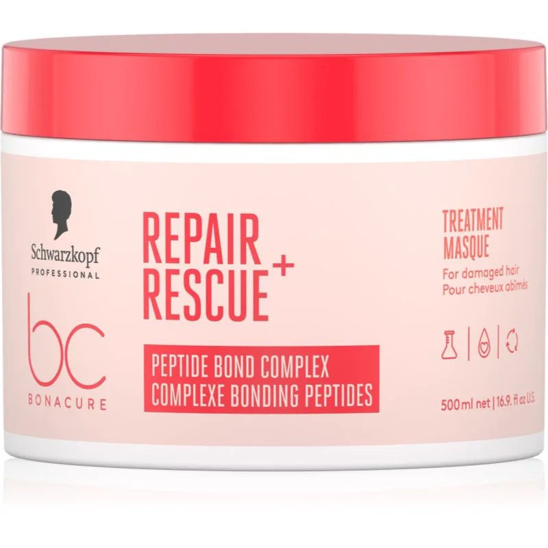 Schwarzkopf Professional BC Bonacure Repair Rescue+ εντατικά θρεπτική μάσκα για κατεστραμμένα μαλλιά 500 ml