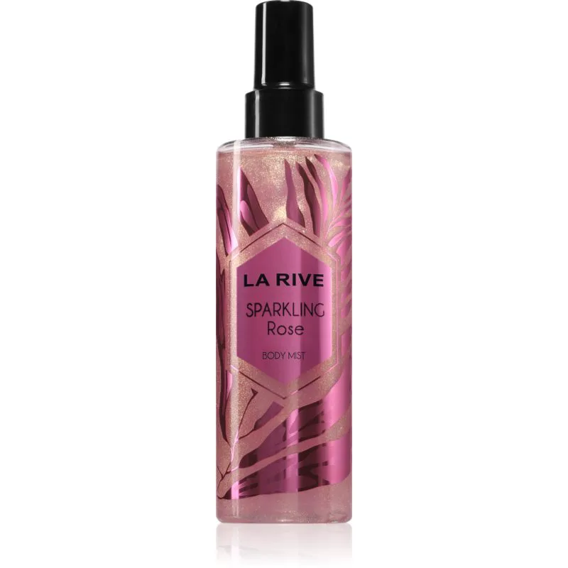 La Rive Sparkling Rose Mist για το σώμα με στρας για γυναίκες 200 ml