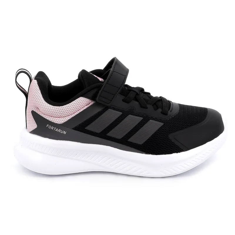 Παιδικό Αθλητικό Παπούτσι για Κορίτσι Adidas Fortarun 4.0 El C Χρώματος Μαύρο JR9313