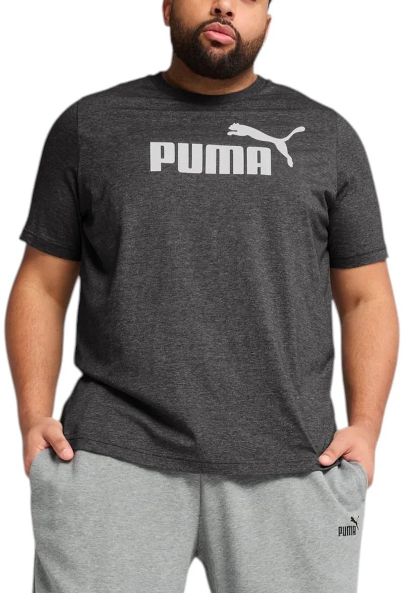 Μπλούζα Κοντομάνικη Puma ESS No. 1 Logo Heather Tee 682550-01 Ανδρικό