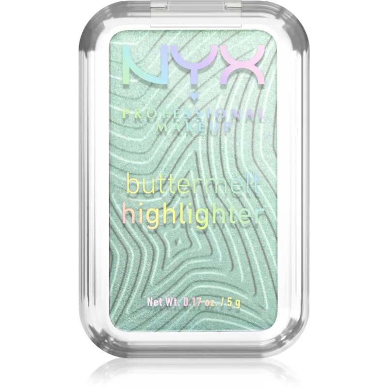 NYX Professional Makeup Buttermelt Highlighter λαμπρυντικό απόχρωση butta mint 20 5 γρ