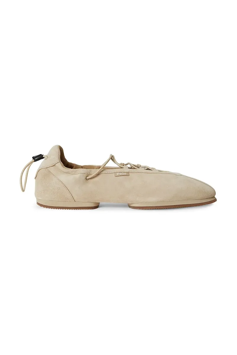 Μπαλαρίνες σουέτ Polo Ralph Lauren Ballerina Lace Up