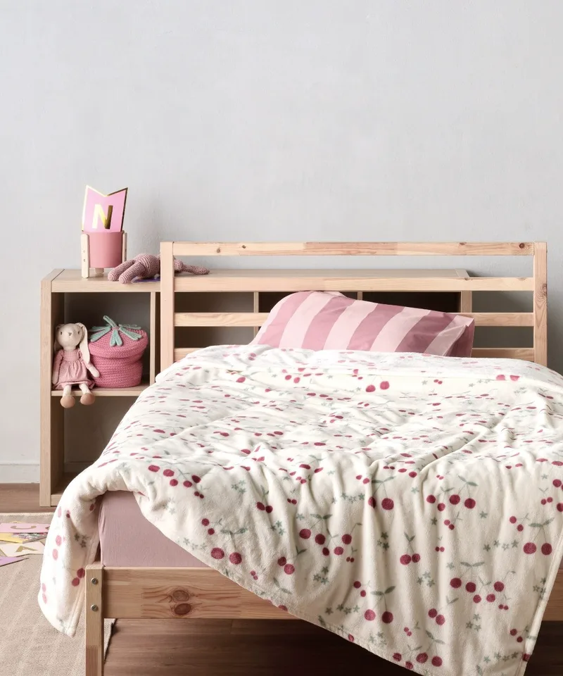 Παιδική Κουβέρτα Fleece Μονή Kentia Cherry 160x220