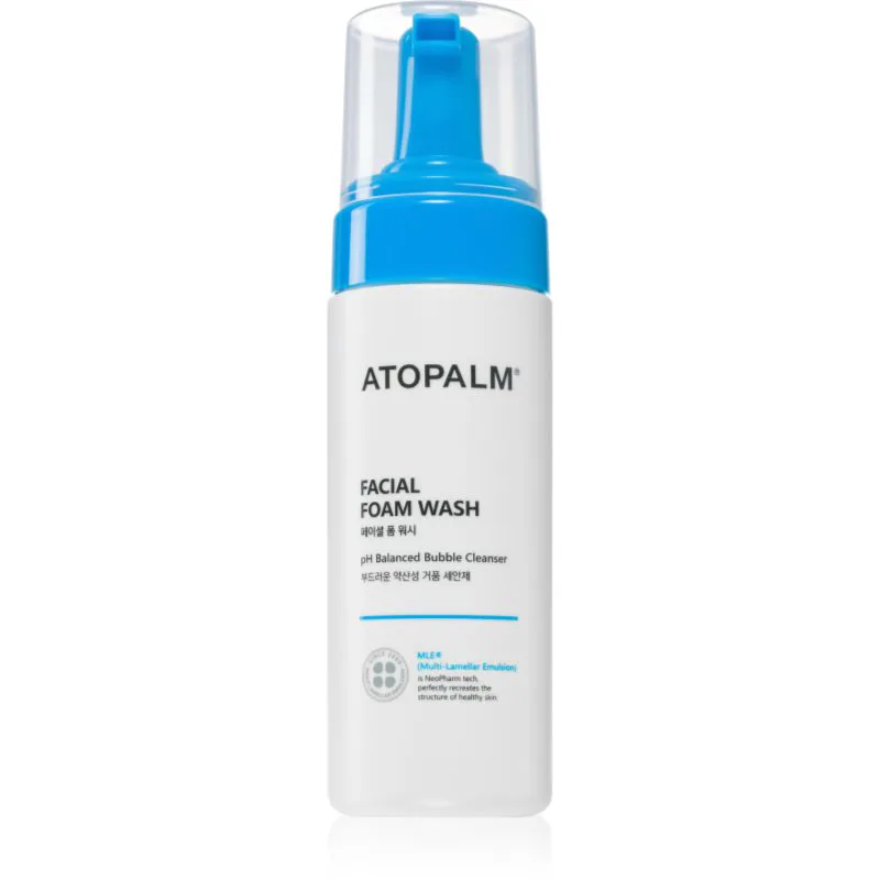 ATOPALM MLE Cleansing απαλός καθαριστικός αφρός για ευαίσθητη και ξηρή επιδερμίδα 150 ml