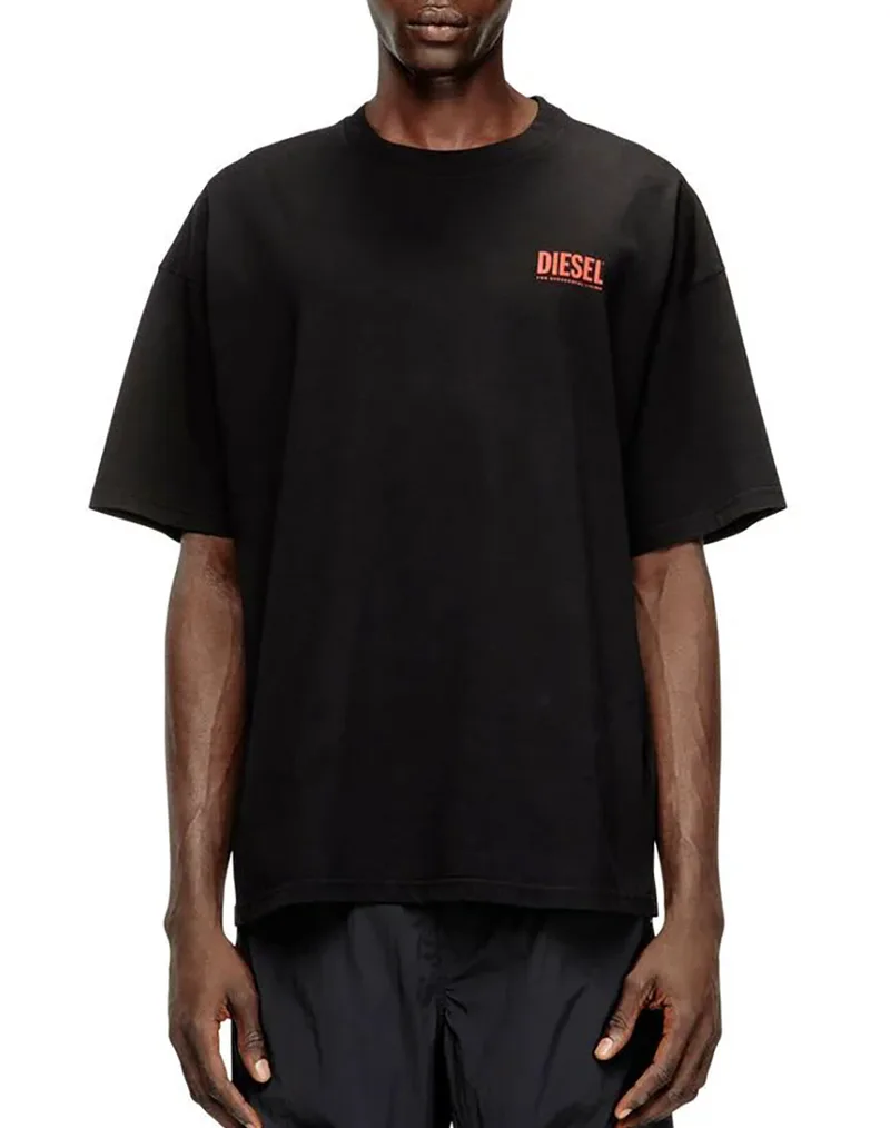 DIESEL T-BOXT-BISK T-SHIRT A200360EPCA-9XX Black