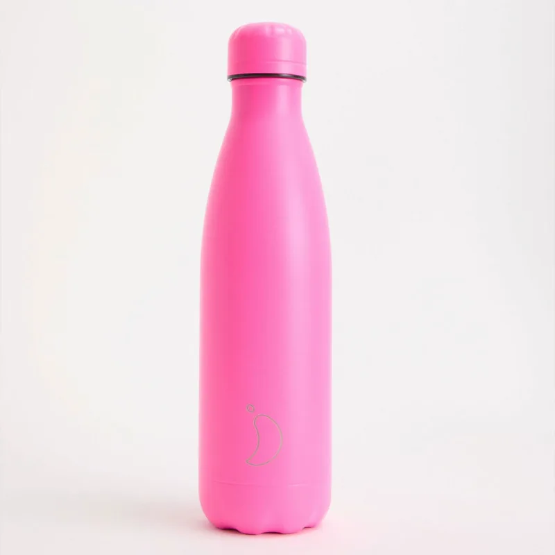 Μπουκάλι Θερμός 500ml Chilly's Original's Series Fluro Ροζ