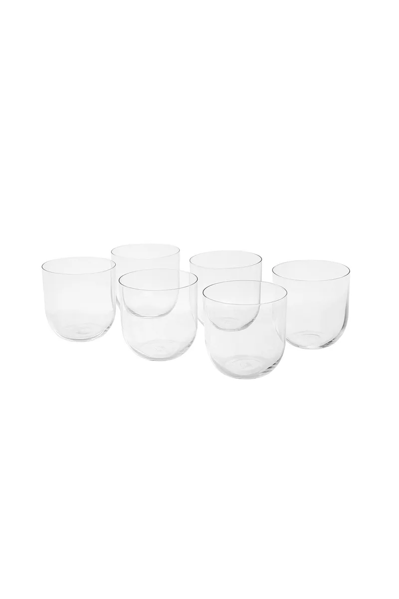 Coincasa σετ από 6 γυάλινα σφηνοπότηρα 6 x 6 cm - 006726747 Διάφανο
