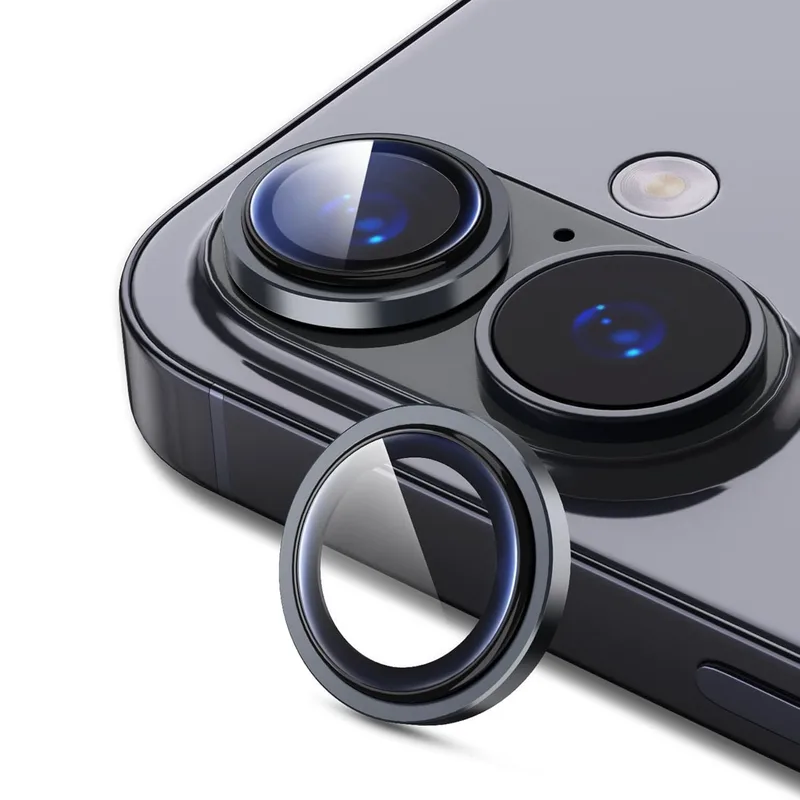 Orso Lens Camera Tempered Glass Black iPhone 17/16/16 Plus