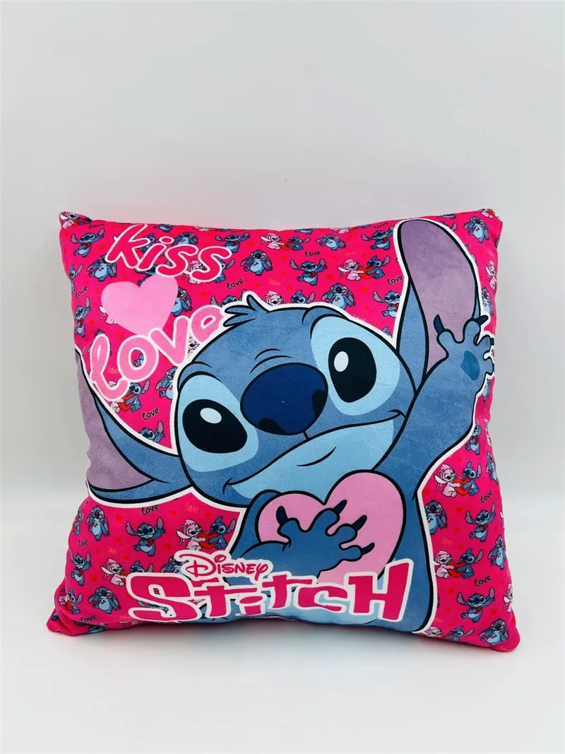 Διακοσμητικό Μαξιλάρι Velboa 38x38εκ. Disney Home Stitch 610 Pink-Fuchsia DimCol (Χρώμα: Ροζ, Ύφασμα: Velboa) - DimCol - 54461707015
