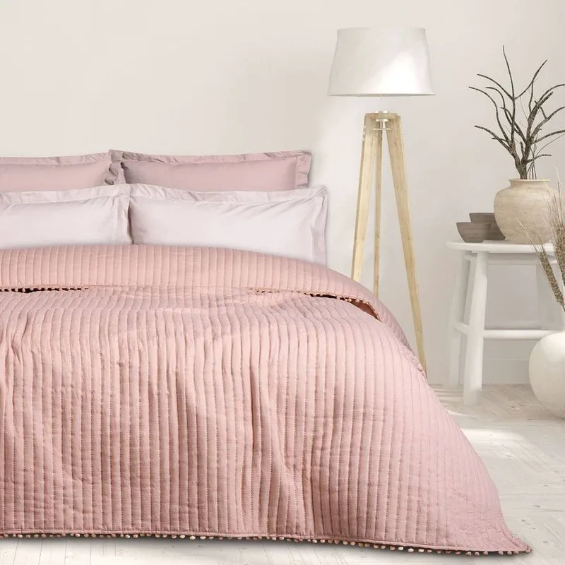 ΚΟΥΒΕΡΛΙ ΥΠΕΡΔΙΠΛΟ DAS HOME HAPPY 9626 SALMON (220X240CM)