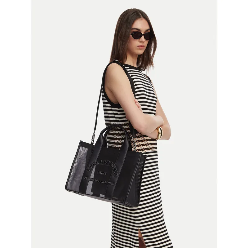 Τσάντα KARL LAGERFELD B2W50006 Μαύρο