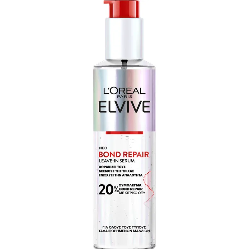 L'Oreal Paris Elvive Bond Repair Rescue Leave-In Serum Ορός Μαλλιών για Άμεση Επανόρθωση 150ml