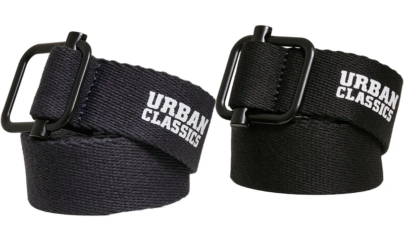 Industrial Canvas Ζώνη 2-Pack Urban Classics Accessoires TB4294 black/navy